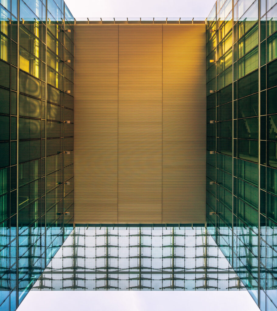 Architectural details of the Kranzler Eck building complex