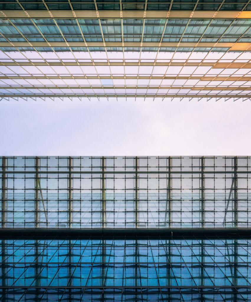 Architectural details of the Kranzler Eck building complex