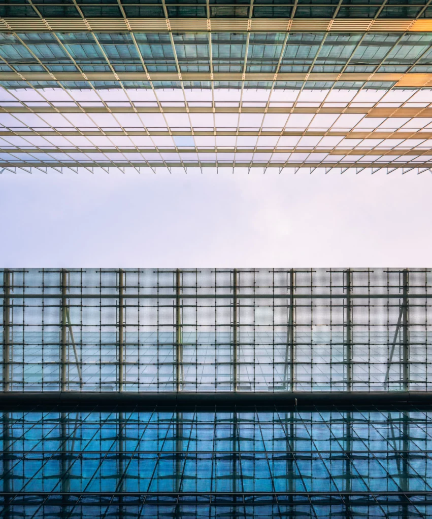 Architectural details of the Kranzler Eck building complex