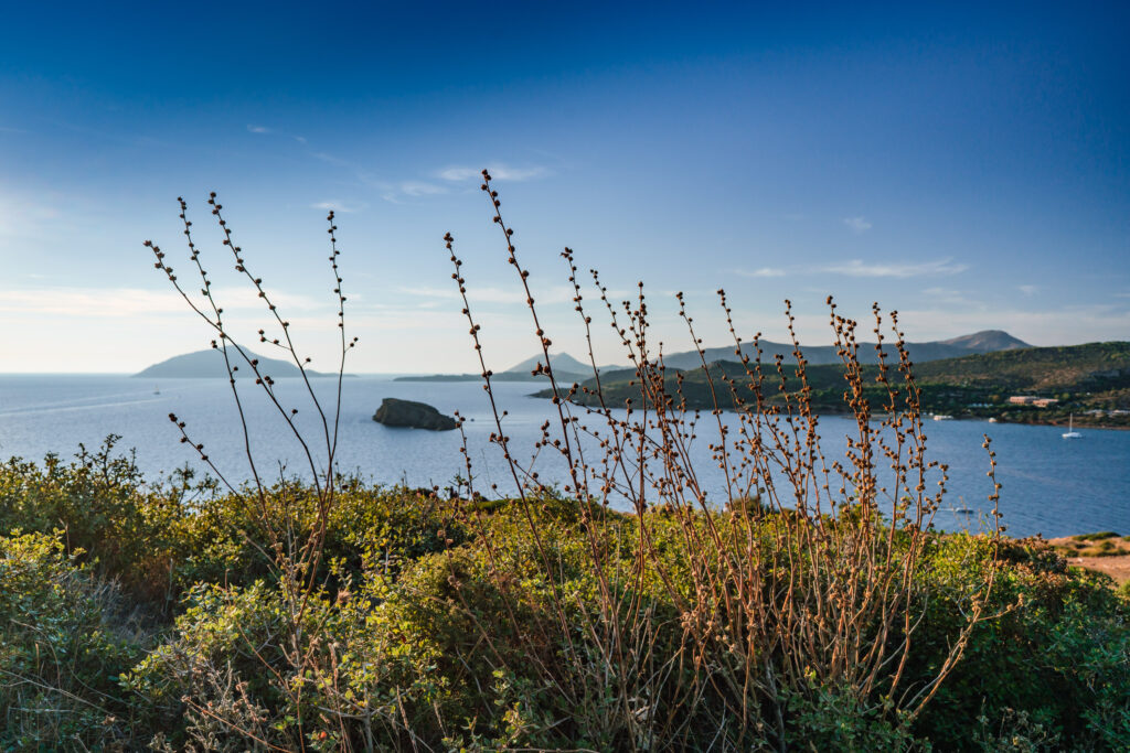 Sunset at Cape Sounio