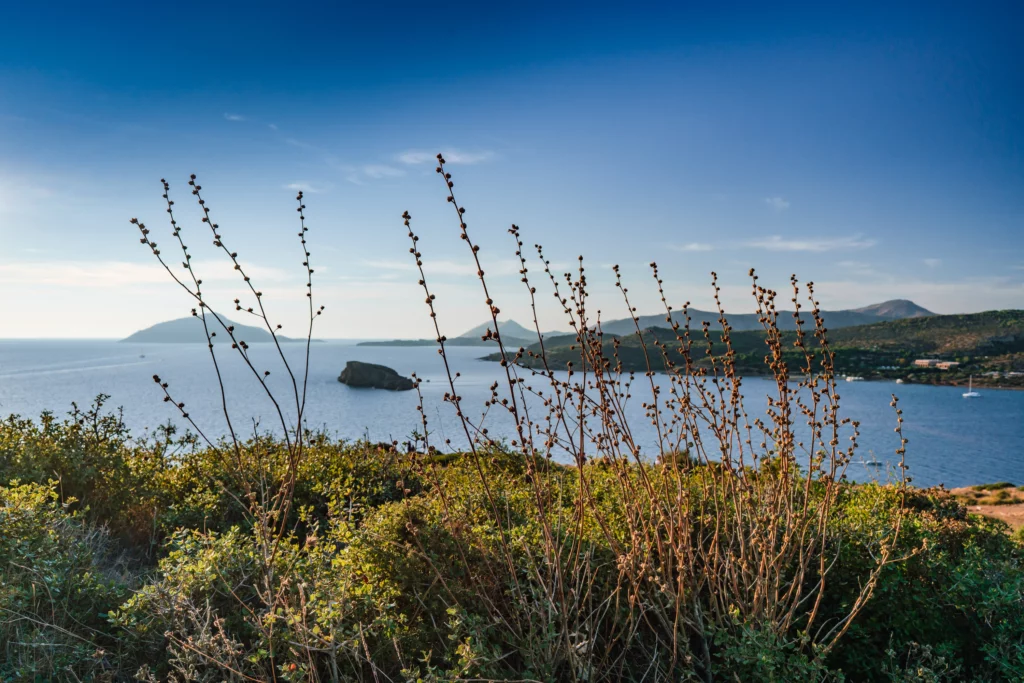 Sunset at Cape Sounio