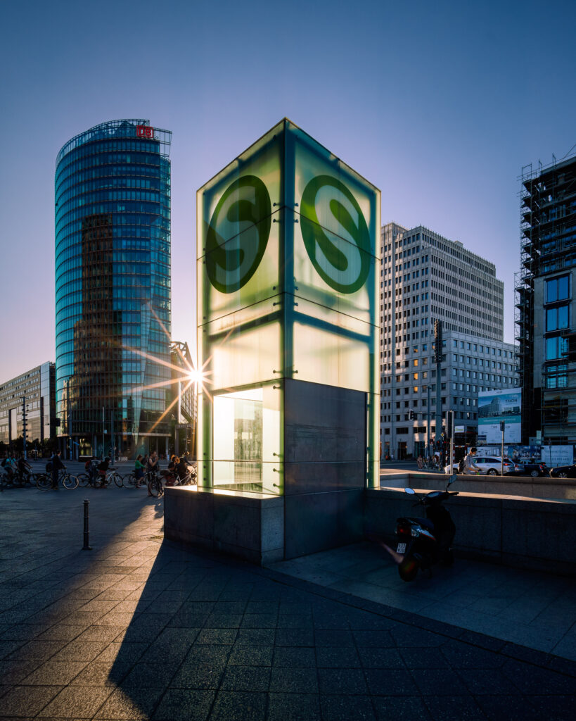 Sunset at Potsdamer Platz
