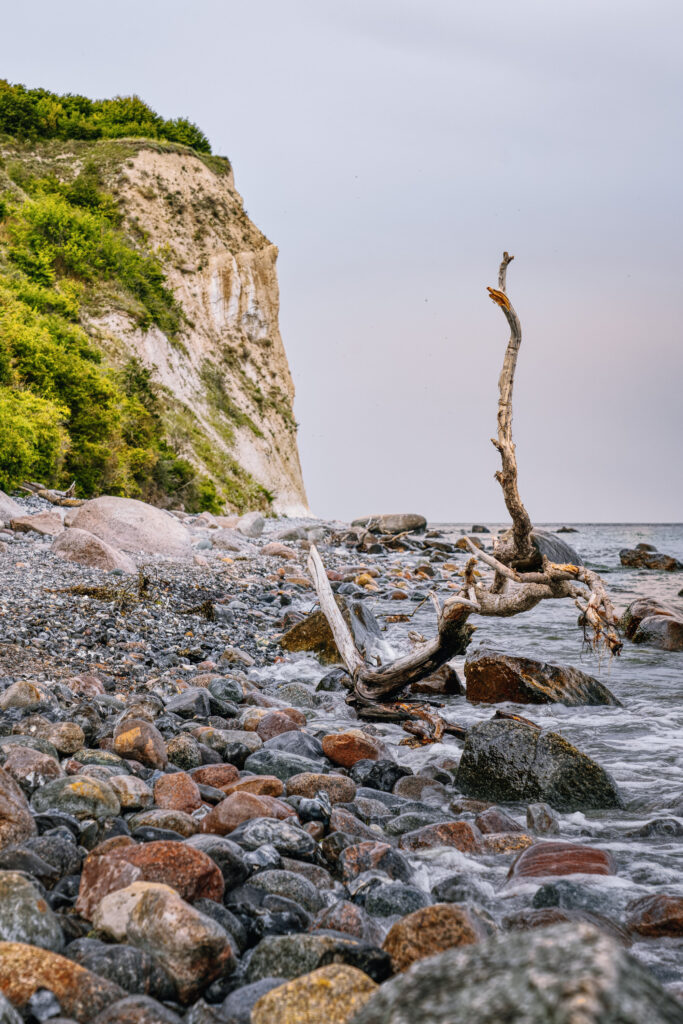 Steep coast at Kap Arkone