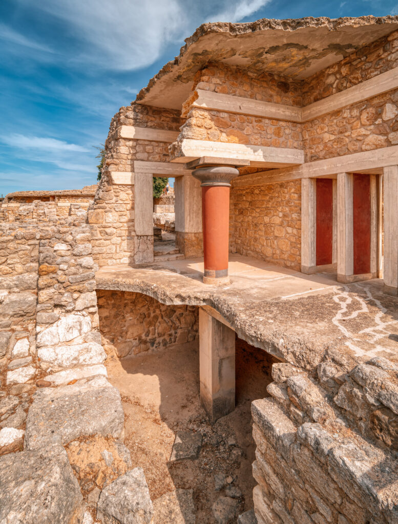 Minoan Palace ruins of Knossos