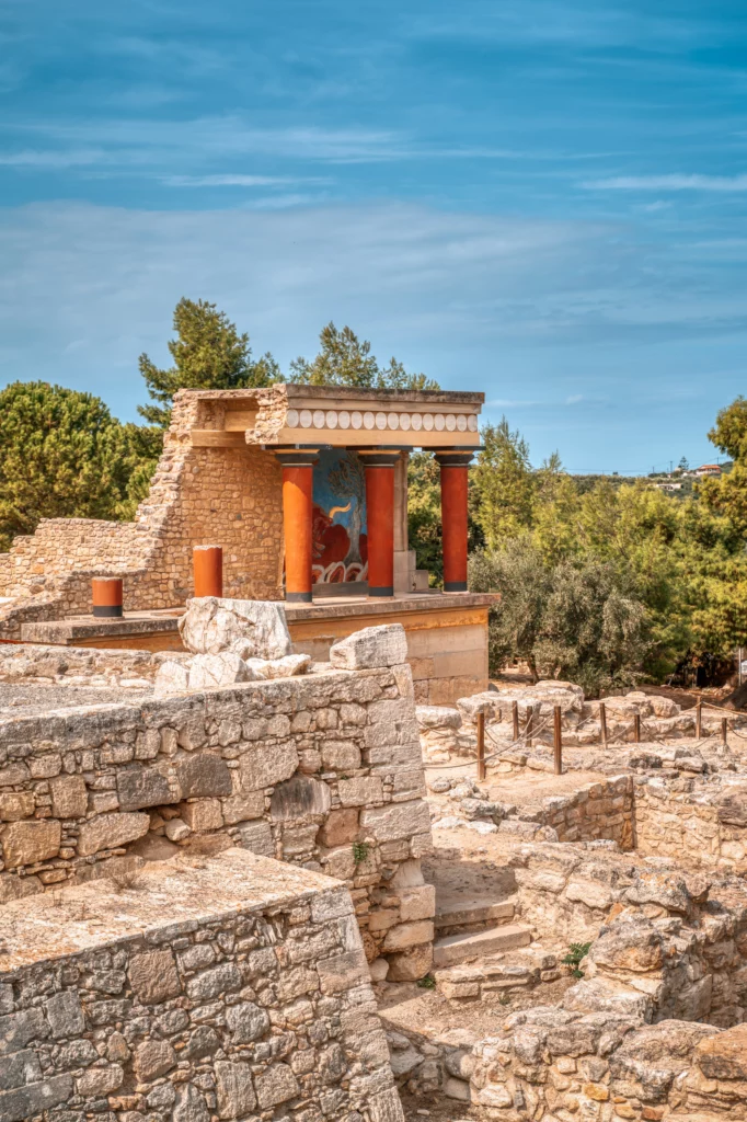 Minoan Palace ruins of Knossos