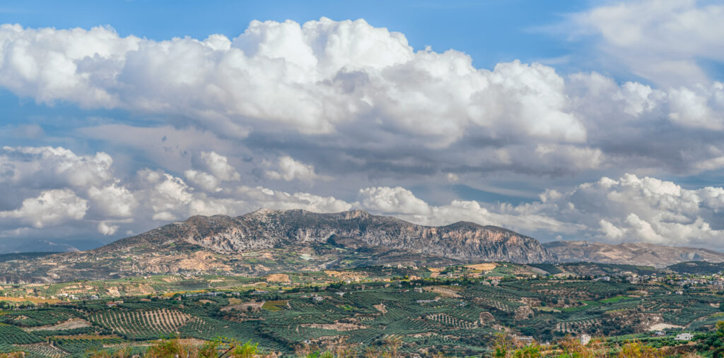 View over cretan landscape