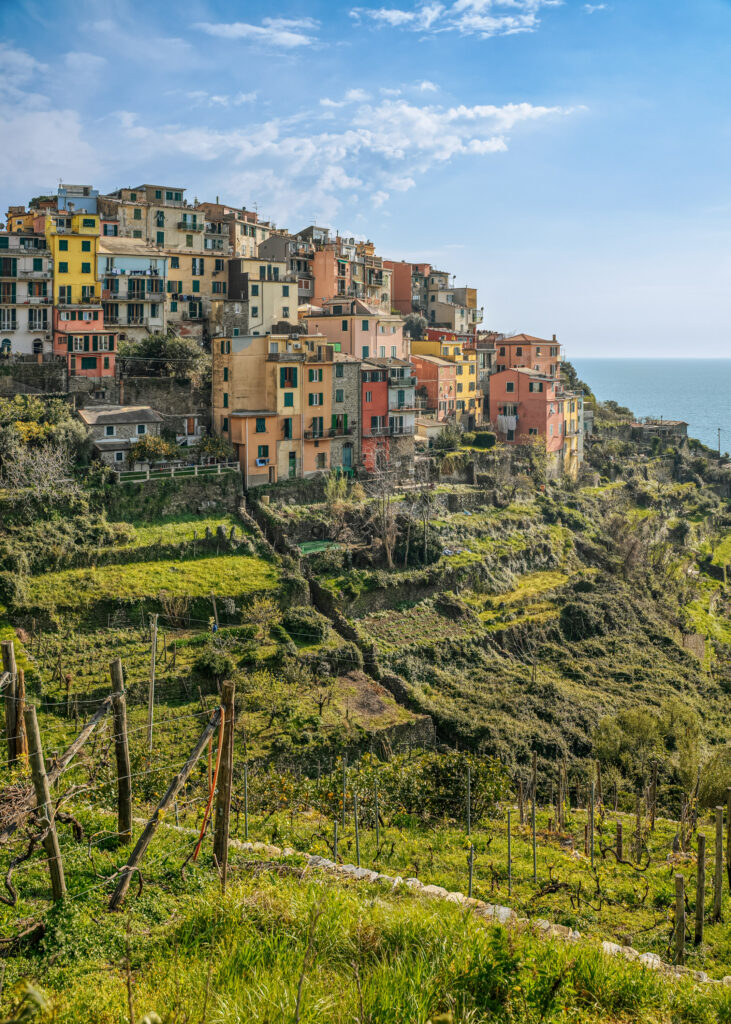 Cinque Terre hill village of Corniglia