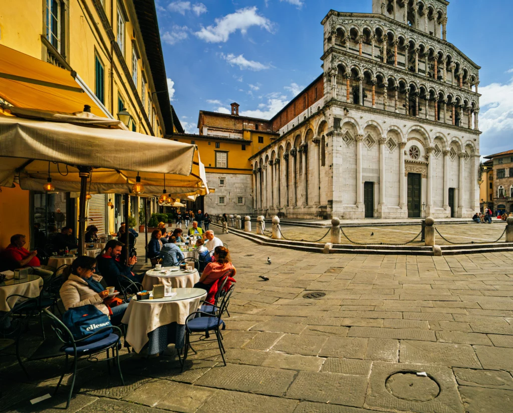 Café at the Chiesa di San Michele in Foro